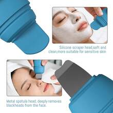 Herramienta de belleza de silicona para eliminar puntos negros, cepillo multifuncional para aplicación de mascarillas faciales - 1 pieza - Ver 2