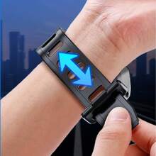 Adjustable Special-Shaped Phone Pull-Push Magnetic Phone Holder, Dual-Sided Strong Magnetic Attachment For Indoor Fitness Bike, Treadmill, Sports, Wrist Strap Live Broadcast Phone Stand, Phone Accessories Mother's Day Gift - Multicolor - View 10
