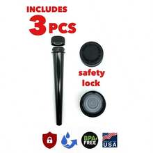Raw Cone Classic 98 Special Size Pre Rolled Cone 500 Pack +3pcs Tube +Glass TIP - 如圖所示 - 查看 2