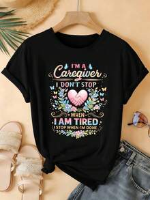 Women T-Shirts - Black - View 2