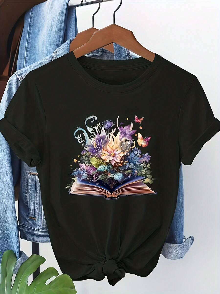Women T-Shirts - Black - View 1
