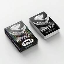 92件套卡片套装（60张卡片+32张贴纸），双面LOMO卡片书签，节日和圣诞节礼物 - 彩色 - 查看 5