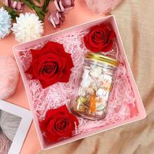 10g/20g/30g/50g/100g Multi-Color Raffia Shredded Paper Filler, Suitable For DIY Valentine's Day Candy Boxes, Birthday And Wedding Gift Boxes, Creative Packaging Decorations, School Supplies, Food Bags, Food Boxes For Candy, Chocolate, Cookies, Etc. - Multicolor - View 4