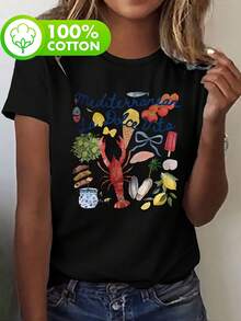 Women T-Shirts - Black - View 12