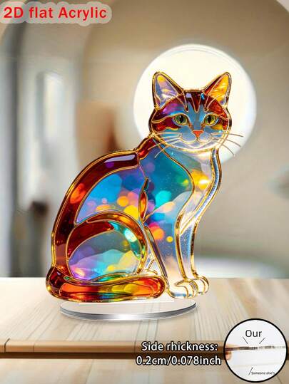 1 tượng trang trí 2D phong cách Boho bằng acrylic, vật trang trí bàn làm việc thanh lịch cho nhà hoặc văn phòng, món quà hoàn hảo cho Ngày của Mẹ hoặc Ngày Valentine, phù hợp cho 11 dịp lễ.