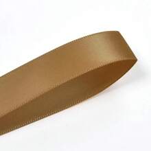 YAMA yardas/lote 13 16 19 22mm cinta de raso de doble cara cintas doradas y marrones para decoración de boda regalos de rosas hechos a mano W4UG - Galletas con chispas de chocolate 839 - Ver 7
