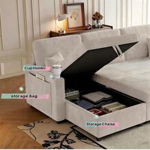 Sofa Bed Set - Beige - View 7