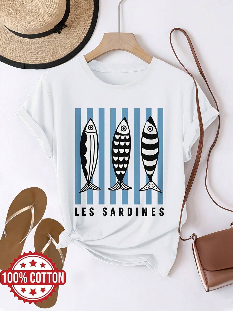 Women T-Shirts - [White] - View 1