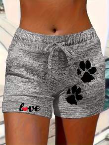 Women's Shorts, Women's Athletic Shorts, Women's Pants, Women's Denim Clothing, Short Dresses - 淺灰色 - 查看 9