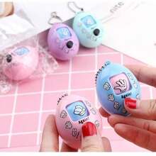 2 piezas Pelotas de estrés con diseño de piedra, papel, tijera, juguetes antiestrés creativos - Multicolor - Ver 1