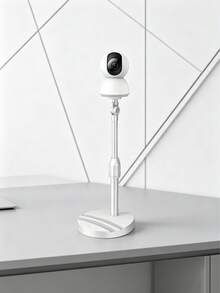 Adjustable Desktop Telescopic Webcam Stand, Suitable For Home Use And Security Cameras, Monitors - White - View 2