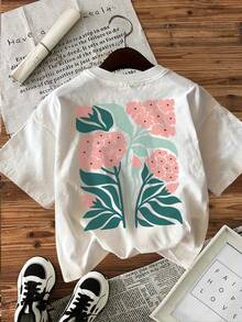 Women T-Shirts - [White] - View 3