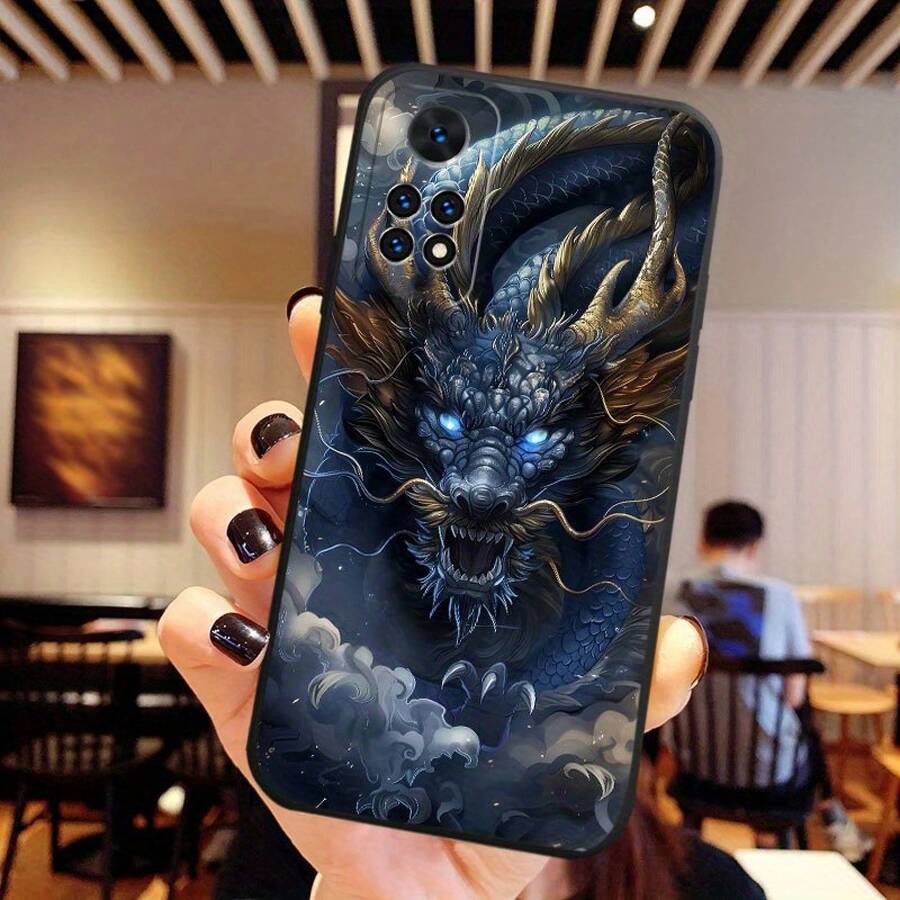 [24h Shipping from MX ]Funda para teléfono para Xiaomi Redmi 9/9A/9C/9T/10/10A/10C/12/12C/13/13C/14C/Note9/Note9S/Note9Pro/Note10/Note10S/Note10Pro/Note10ProMax/Note11/Note11S/Note11Pro/Note12/Note12S/Note12Pro/Note13/Note13Pro 5G Brillante Encantador Hermoso Pareja [WA0267] - Negro - Ver 1