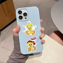 55张趣味崔弟鸟贴纸，剪贴簿美学贴纸套装，可爱卡通鸟贴纸，80年代90年代卡通贴纸，乙烯基防水贴纸，适用于水瓶、电脑、笔记本电脑、手机、行李箱、笔记本、冰箱等。 - 彩色 - 查看 8