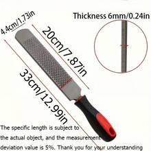Rasp File, Made Of Hardened Alloy Steel, Multi-Purpose, Used For Grinding Wood, Animal Hooves, Rhombic Objects, An Essential Tool For Engineers - View 3
