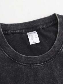 230g Washed T-Shirt, Featuring The Tito's Handmade Vodka Logo On The Front And The Circular Text "AUSTIN TEXAS Tito's HANDMADE Vodka" And Brand Logo On The Back, With The Tito's Vodka Theme. O7SM - Black - View 3