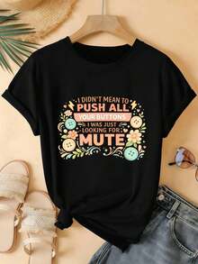 Women T-Shirts - Black - View 2