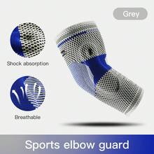 Vilico 1pc High Compression Elbow Sleeve, High-Performance Silicone Elbow Pad With 4-Way Support And Double-Sided Embedded Silicone Rings, Suitable For Tennis, Fitness, Running, Skiing, Basketball, Ideal Gift! - Multicolor - View 13