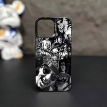 Funda para teléfono con estampado de calavera y tibias cruzadas, compatible con fundas para Samsung, Apple, VIVO, OPPO, , ,  y Honor. Fabricada en TPU, ofrece protección contra golpes y caídas. Un regalo ideal para amigos y familiares. - Negro - Ver 6