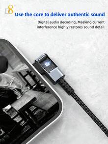 D8 16 USB-C 轉 3.5mm 音訊轉接頭 Type-C AUX 耳機轉接器，DAC 立體聲麥克風 HiFi 耳機適配器，相容 iPhone 16/16 Pro/Pro Max/15/15 Plus/15 Pro/15 Pro Max Pro/Air 5/4 Mini 6、Galaxy S23 Ultra S22 S21 S20、Pixel 7 Pro，白色 - TC-0427黑色 - 查看 5