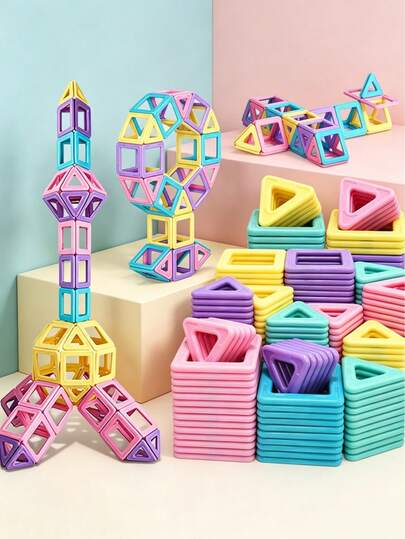 Bộ xếp hình nam châm, phù hợp cho cả bé trai và bé gái. Bộ xếp hình lâu đài Macaron được nâng cấp, lý tưởng cho trẻ nhỏ, thúc đẩy khả năng sáng tạo STEM, đồ chơi giáo dục, món quà sinh nhật hoàn hảo cho trẻ em. Phụ kiện được giao ngẫu nhiên màu sắc, phù hợp cho trẻ từ 3 tuổi trở lên.