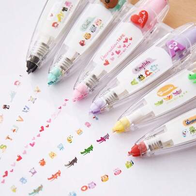 Lace Correction Tape, Decorative Tape For Students, Cute Patterns For Journaling, DIY Diary, Korean Style