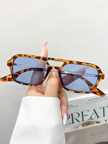 Kính gọng kim loại vuông nhỏ kiểu retro mới, đa năng, tối giản, phù hợp cho đeo hàng ngày, phong cách đường phố, thường ngày, dự tiệc, sàn diễn thời trang, unisex. - Nhiều màu - Xem 12