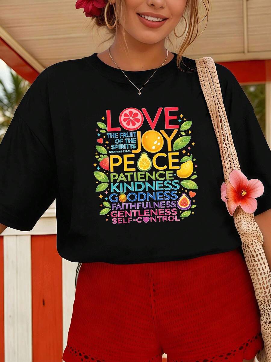 Women T-Shirts - Black - View 1
