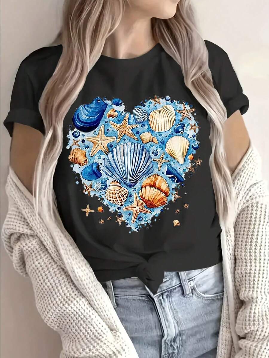 Women T-Shirts - Black - View 1