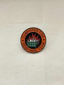 1/5/10pcs Assorted Enamel Interesting Pins, Cute & Fun Brooch, Suitable For Office And Daily Accessories. Can Be Given As Fun Pin Gifts To Colleagues, Bosses, Friends And Classmates. - Orange - View 11