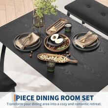 Dining Table & Chair Sets - Black - View 2