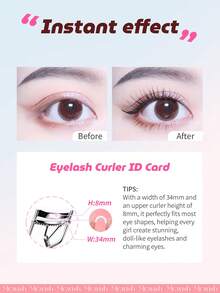 MR.WISH Dụng cụ uốn mi Mr. Wish, uốn và nâng mi hiệu quả, phù hợp cho người mới bắt đầu, không làm kẹp mí mắt. - Màu xanh nhạt - Xem 2