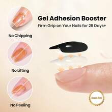 2Pcs 15ML Beetles Gel Base & Top Coat Set, No Wipe High Gloss Top Coat, Strong Adhesion Base Coat, Long Lasting UV Gel Nail Polish, Professional Nail Art Manicure Gifts For Women - 2Pcs 15ML Gel Base & Top Coat - 查看 4