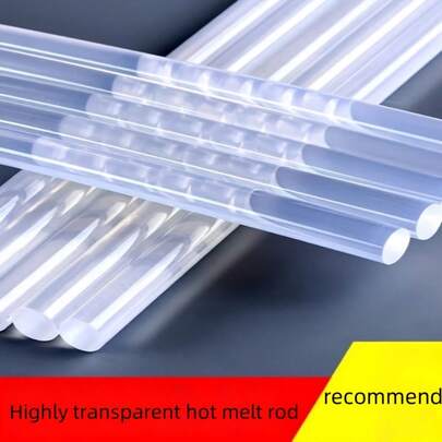 10/20pcs Transparent Mini Hot Melt Glue Sticks, High Viscosity Glue Sticks, Suitable For Factory, Workshop, Packaging Workers And Contractors