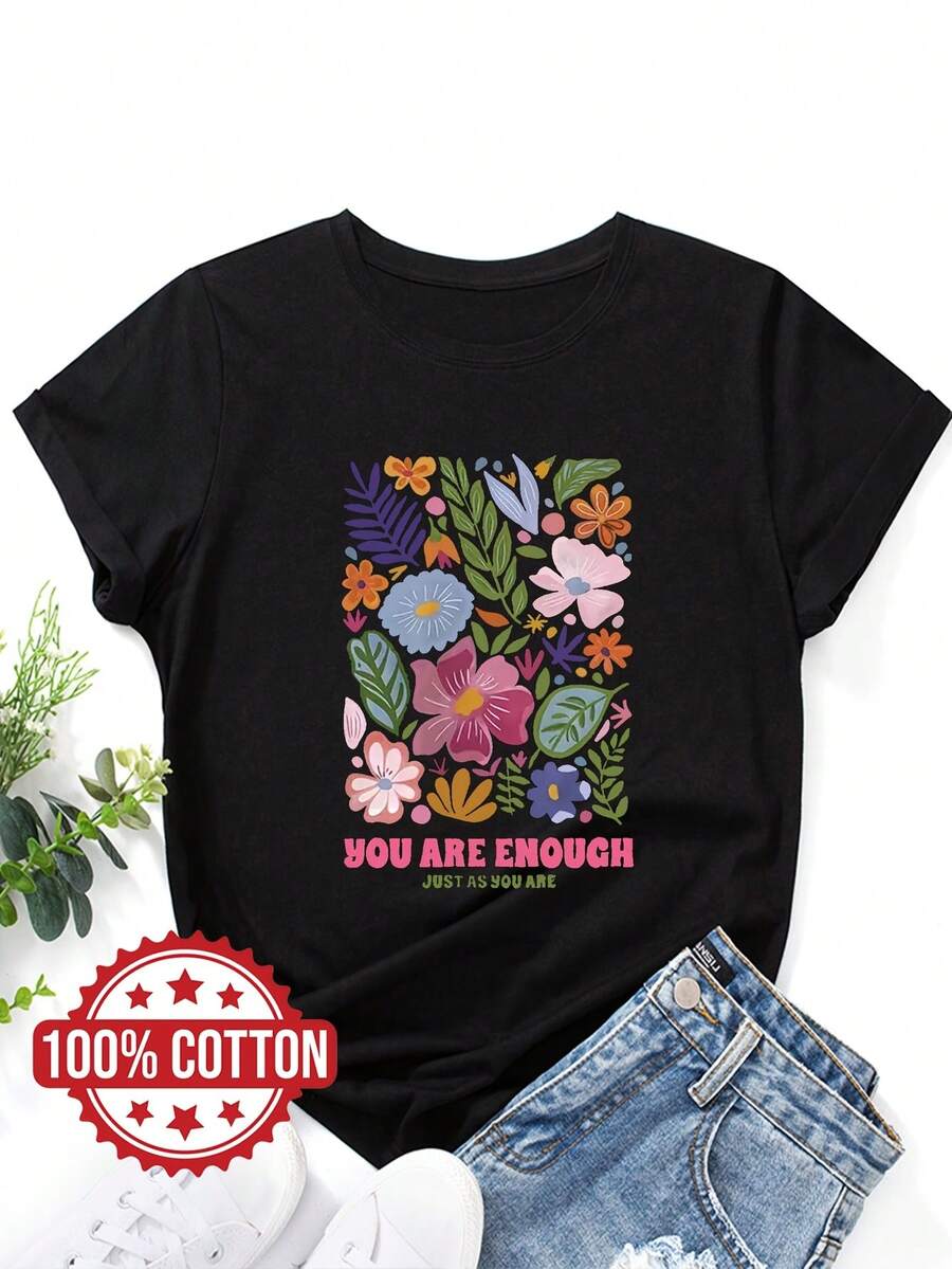 Women T-Shirts - Black - View 1