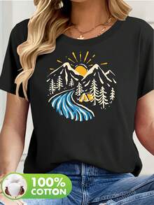 Women T-Shirts - Black - View 11