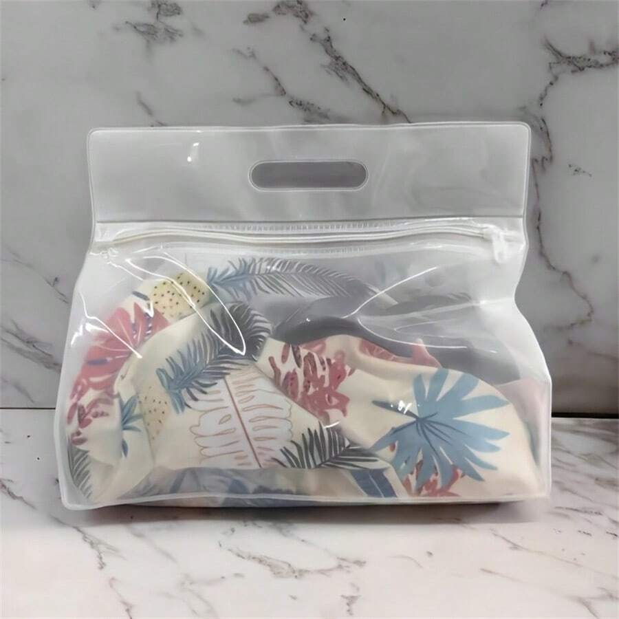 1/3 Stück Nass-/Trockentrennung Schwimmbeutel - Robuster Kunststoff Schwimmbad Aufbewahrungsbeutel mit Reißverschluss, Badeanzug Organizer Tasche, geeignet für Bademode, Kleidung, Reiseutensilien - tragbares rechteckiges Design, ideal für Strand, Pool, Fitnessstudio, Urlaub