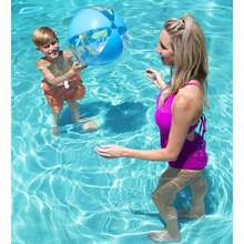 Turn Your Pool Or Beach Day Into A Real Water Party! Our Inflatable Water Balls Come With An Air Pump, Letting You Roll, Float And Play On The Water In The Most Thrilling Way. Featuring Fresh Fruit And Cactus Tropical Styles, This Is The Ultimate Toy For Fun And Unforgettable Memories. - Multicolor - View 2