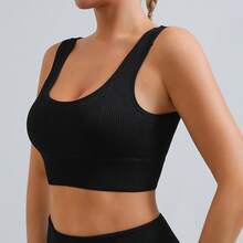 Women Sports Tees & Tanks - Black - View 1