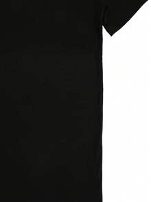 Funny Women's Shirt With Pizza And Valentine's Day Motif – "Stealing Hearts Like I Steal Pizza" Slogan With Pizza Stand And Heart Neckline Design – Casual, Comfortable Fit, Short-Sleeved Black Top For Pizza Lovers, Machine Washable, Playful Cartoon Print, Year-Round Clothing, Humorous Pizza-Themed Apparel. - Black - View 6