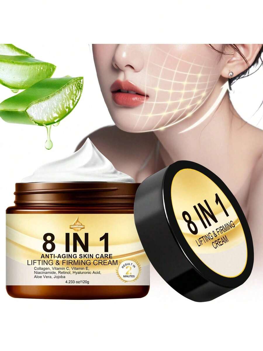 SUMIFANG 8合1提拉紧致抗衰老面霜 | 2分钟即刻提拉,120克 - Retinol - 查看 1