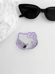 Colorful Macaron Mirror Cat Paw Phone Holder, Phone Ring Grip, Adhesive Slouchy Stand, Retractable Portable Desktop Stand, Phone Viewing Stand, Compact Makeup Mirror, Suitable For Office, Home And Travel - Multicolor - View 11