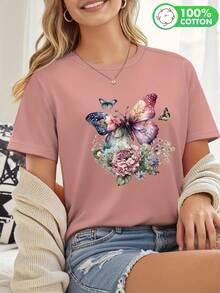 Women T-Shirts - [White] - View 7