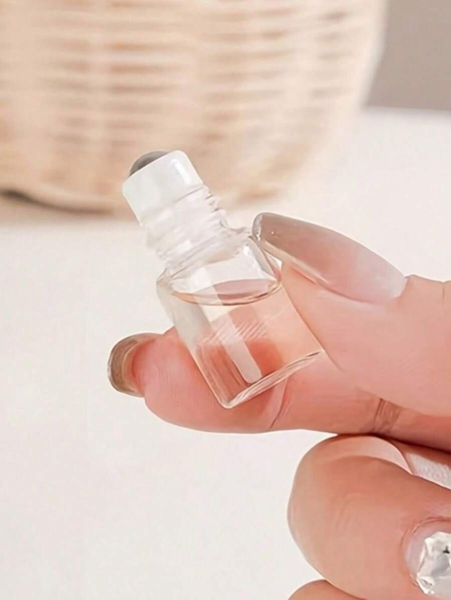 3/4Pcs Pink Mini Portable Refillable Bottles 0.07oz, Cute Travel-Size Glass Vials For Essential Oils, Perfume, Aromatherapy & Cosmetic Sample Packaging, Leak-Proof & Lightweight Design, Reusable Small Beauty Containers Ideal For Travel, Daily Carry & Gifting, Perfect Storage Accessory For Makeup & Skincare Lovers - Multicolor - View 1