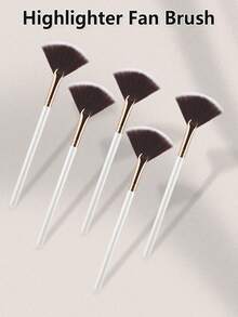 1/2/5/10/20 Piece Set Fan Brush Facial Mask Brush Applicator Ultra-Thin Soft Vermicelli Mask Brush Beauty Products Mud Cream Peeling Makeup. - Multicolor - View 1