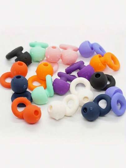 1 par de tapones de silicona para nadar/dormir, tapones de silicona suaves - cómodos, reutilizables, adecuados para nadar, dormir, estudiar, viajar, trabajar y estudiar, duraderos y cómodos, incluye repuestos de cabezas de tapones (grande, mediano, pequeño)