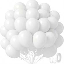 50 piezas de globos de látex metálicos con cintas de 5/10/12 pulgadas, ideales para boda, cumpleaños, graduación, revelación de género, baile de graduación. Incluye 1 cinta extra, Día de vuelta a clases, Día de San Valentín - Multicolor - Ver 74