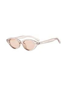 1 Stück Damen Modebrille mit neuem Retro-Ovalrahmen-Design, minimalistischen Bügeln, für Outdoor, süßes & cooles Mädchen-Accessoire für den täglichen Arbeitsweg - Verschiedenfarbig - Übersicht 19