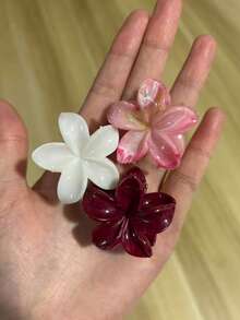 Bộ 6/3 kẹp tóc hình hoa ombre 4cm/1.57inch, kẹp tóc phong cách Bohemian thanh lịch, kẹp tóc hoa cúc vân đá cẩm thạch, phụ kiện tóc cao cấp mùa hè, phù hợp cho búi tóc, chụp ảnh kỳ nghỉ biển, kẹp tóc thời trang, kẹp tóc hoa duyên dáng, kỳ nghỉ, du lịch. - Nhiều màu - Xem 8