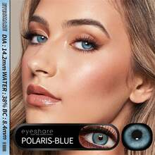 EYESHARE 1 Pair For Eyes Red Eye Contacts Cosplay Green Lenses Annual Disposable Blue Eye Lenses Soft Brown Beauty Lens - Blue - View 4